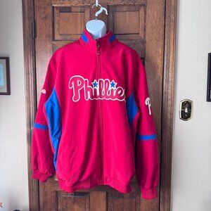 Majestic Philadelphia Phillies Therma Base Zip-Up Jacket 4XT